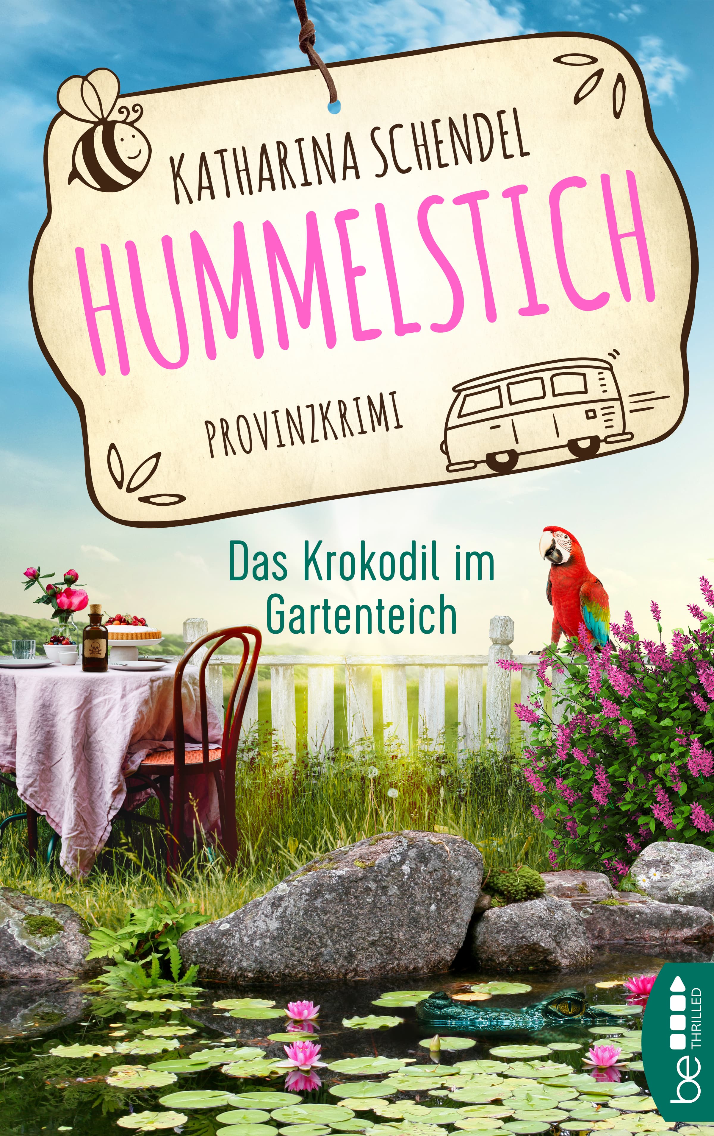 Hummelstich - Das Krokodil im Gartenteich