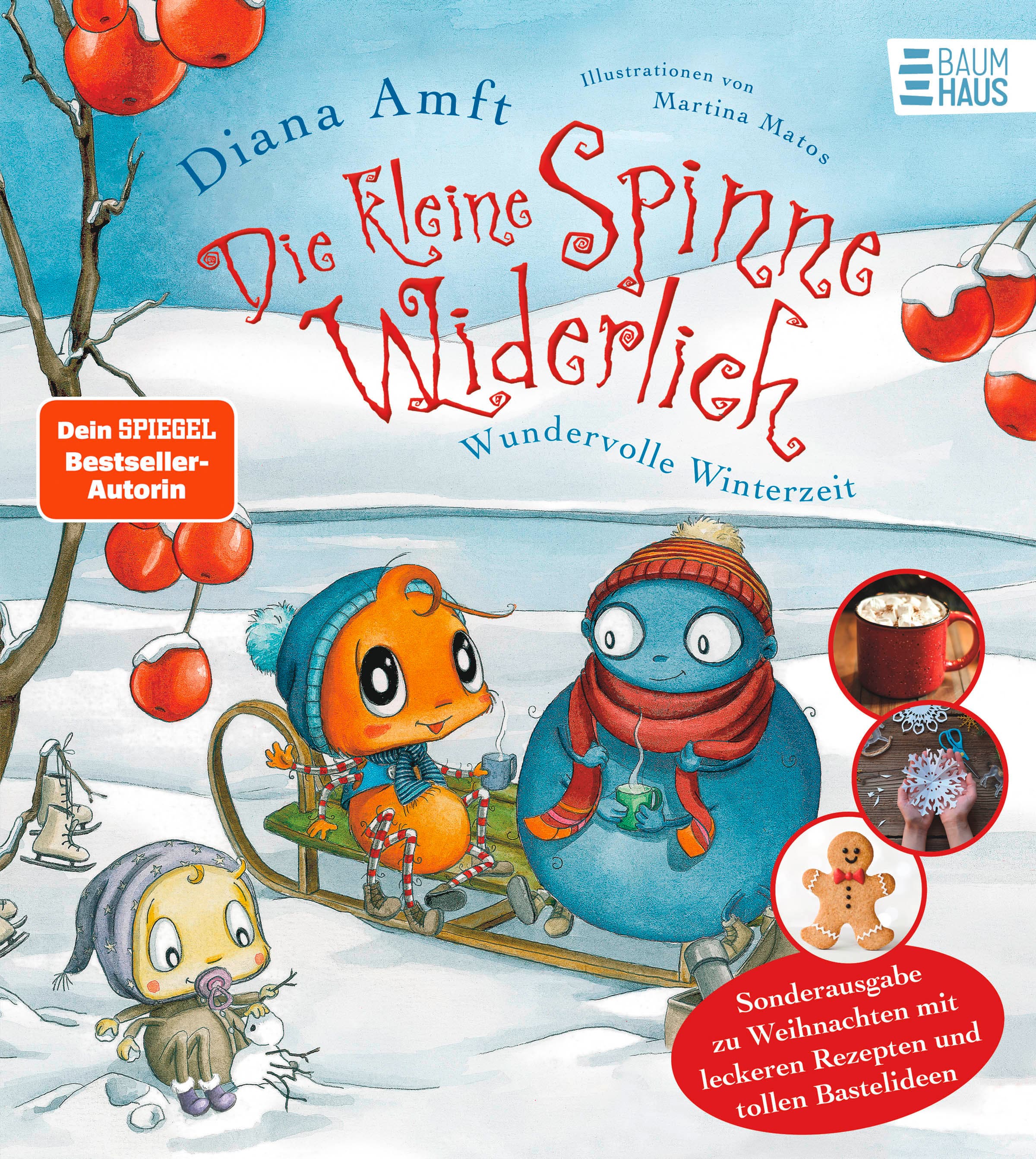 Produktbild: Die kleine Spinne Widerlich - Wundervolle Winterzeit - Sonderausgabe zu Weihnachten mit leckeren Rezepten und tollen Bastelideen (9783833907968 )