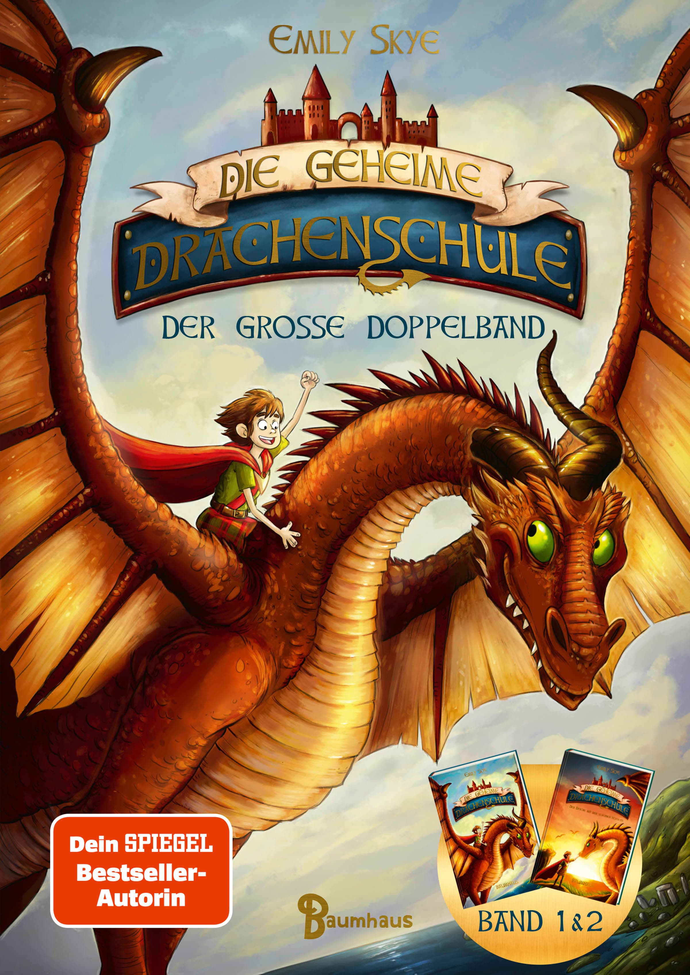 Produktbild: Die geheime Drachenschule - Der große Doppelband (Band 1 & 2) (9783833907838 )